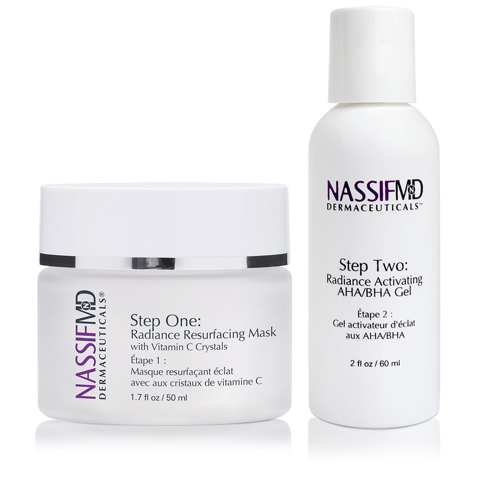 NassifMD Dermaceuticals™

Micro-Spa Radiance Resurfacing Peel